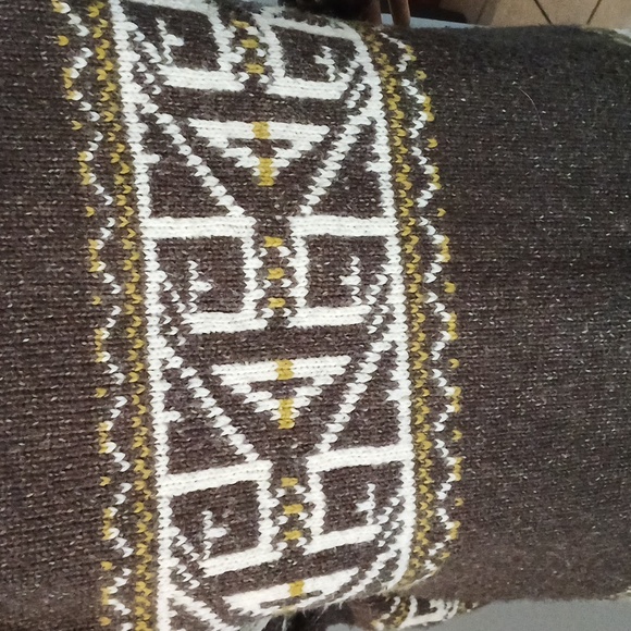 🔥🔥🔥PRESS oversized rollneck open knit wool blend cardigan S/P - Picture 6 of 16